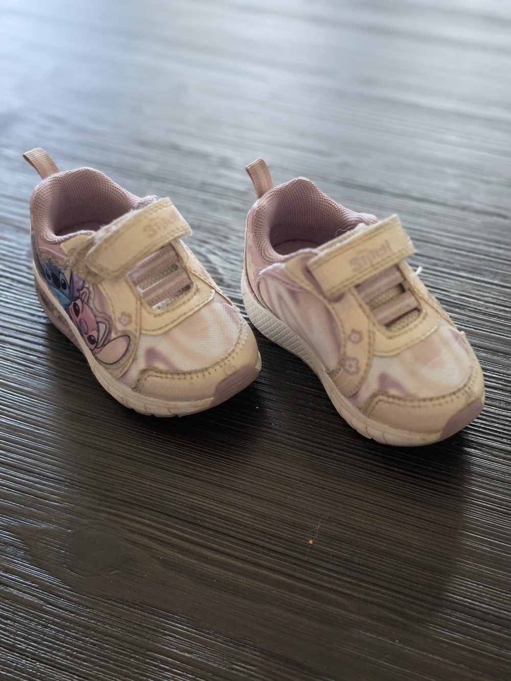 Baby Sneakers Pink & Tan US 5